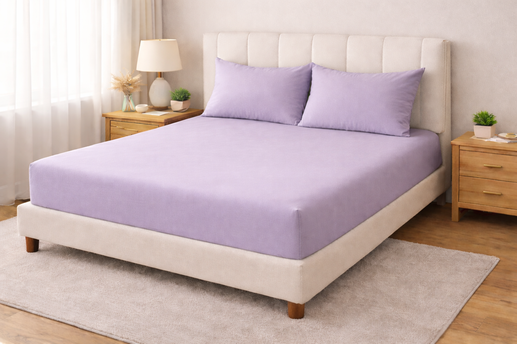 Long Staple Cotton Sateen Fitted Sheet