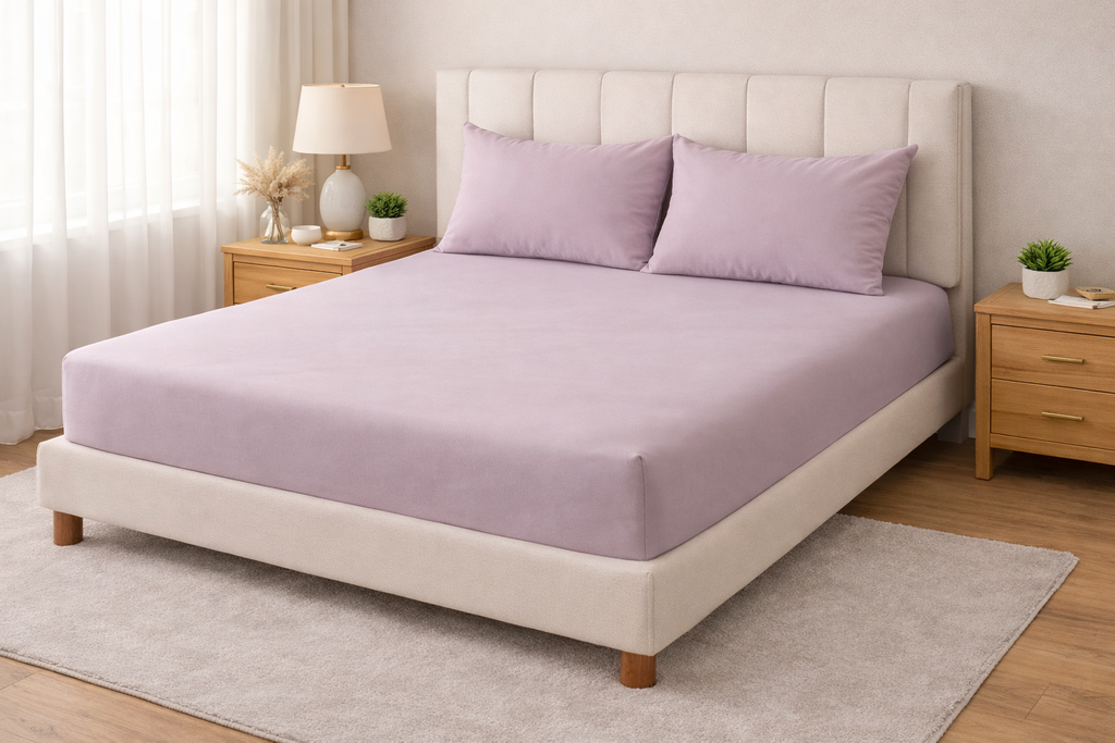 Long Staple Cotton Sateen Fitted Sheet